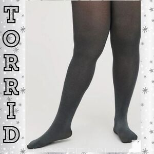 TORRID Shine Tights - Silver and Grey! NWT!